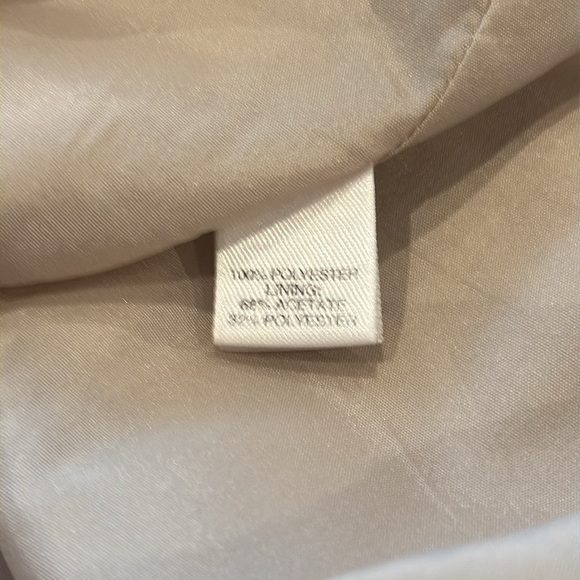 ST. JOHN Light Tan Cargo Skirt Double Pocket Silver Button Size 8 - Picture 9 of 9